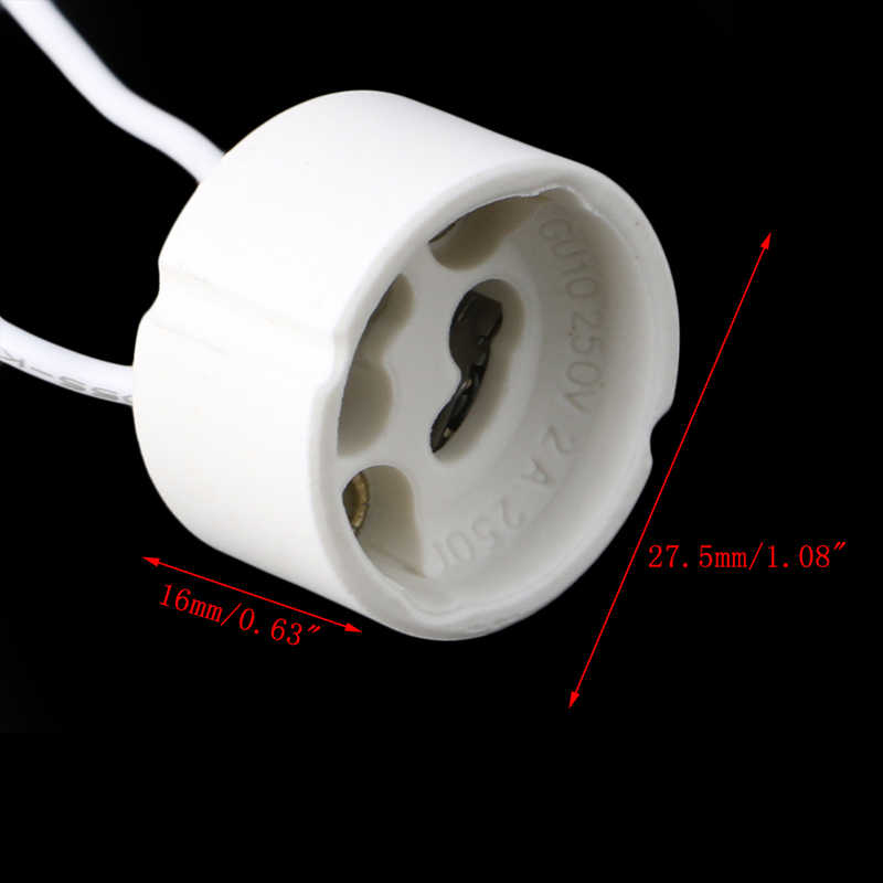 Đui đèn sứ GU10 chịu nhiệt, chống cháy
