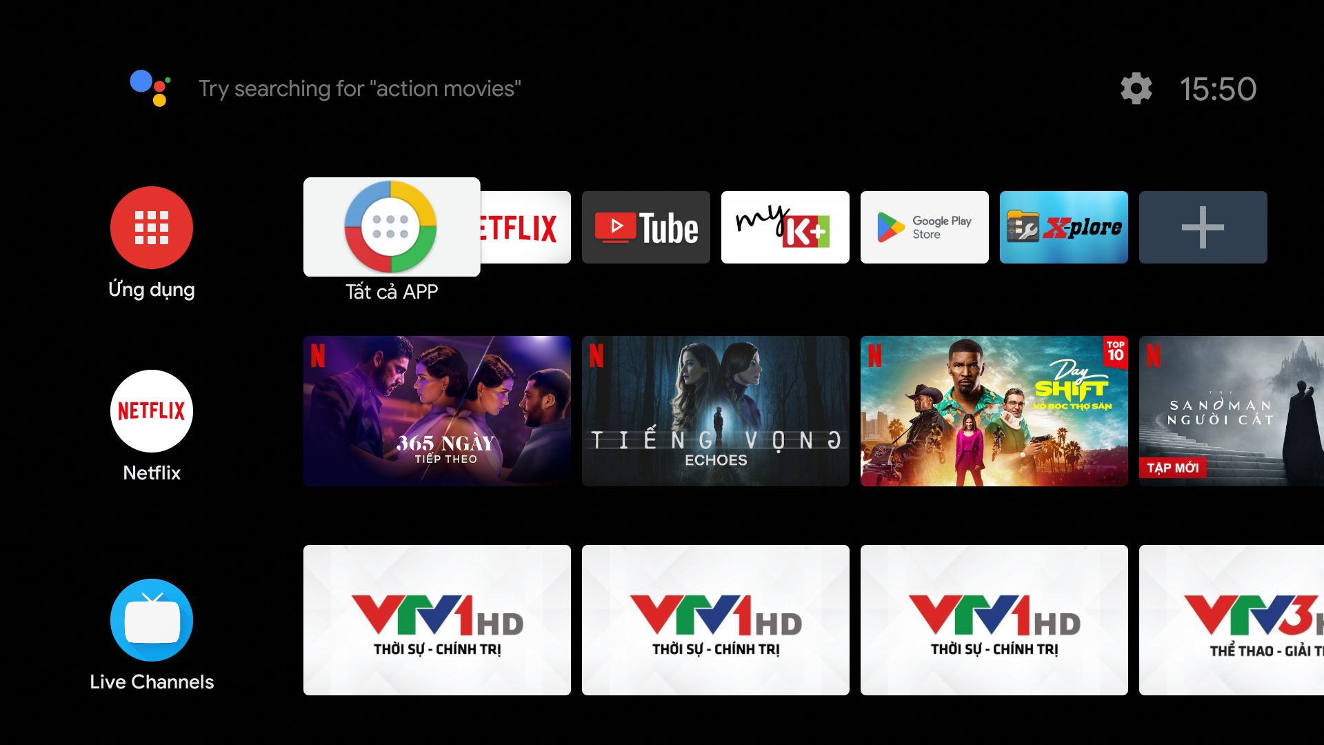 Android Tivi Box Onn Android Box TV Android 12 4K UHD HDR Google Cast Chrome Cast Netflix