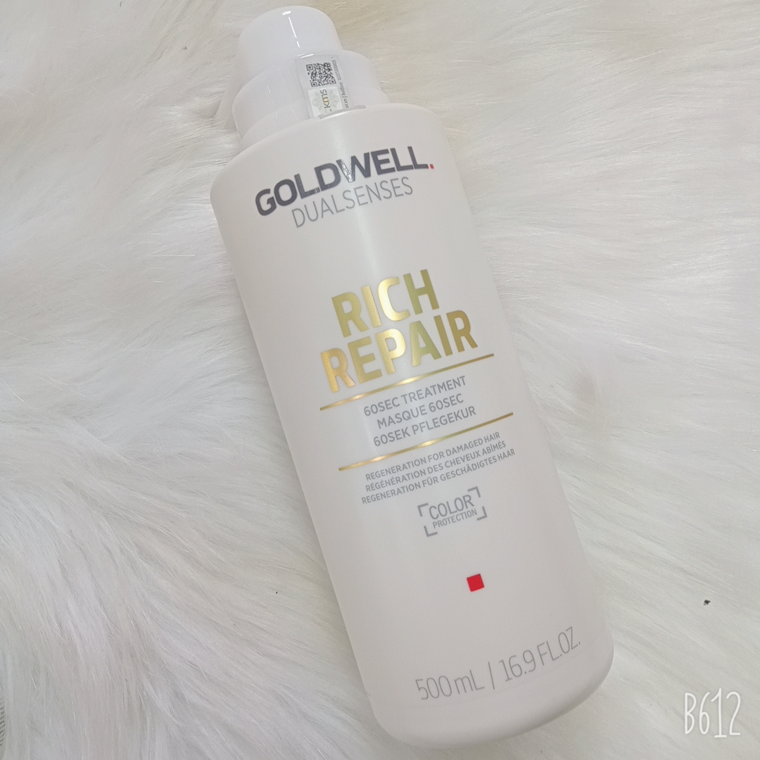 ( Hàng Chính Hãng) Mặt Nạ Hấp Phục Hồi Tóc 60s Goldwell Rich Repair