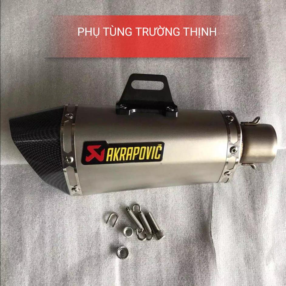(HÀNG MỚI VỀ) Pô Akrapovic cacbon nhập