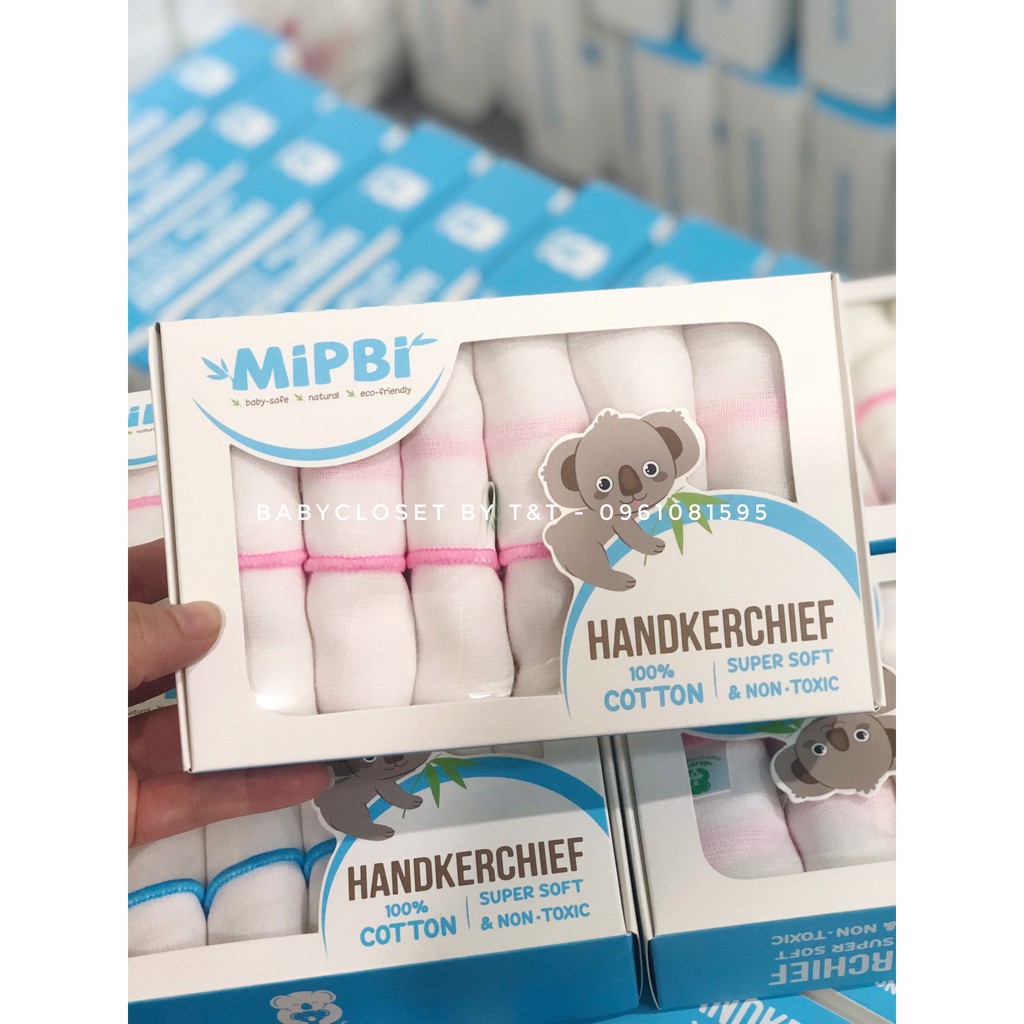 Khăn sữa cotton Mipbi