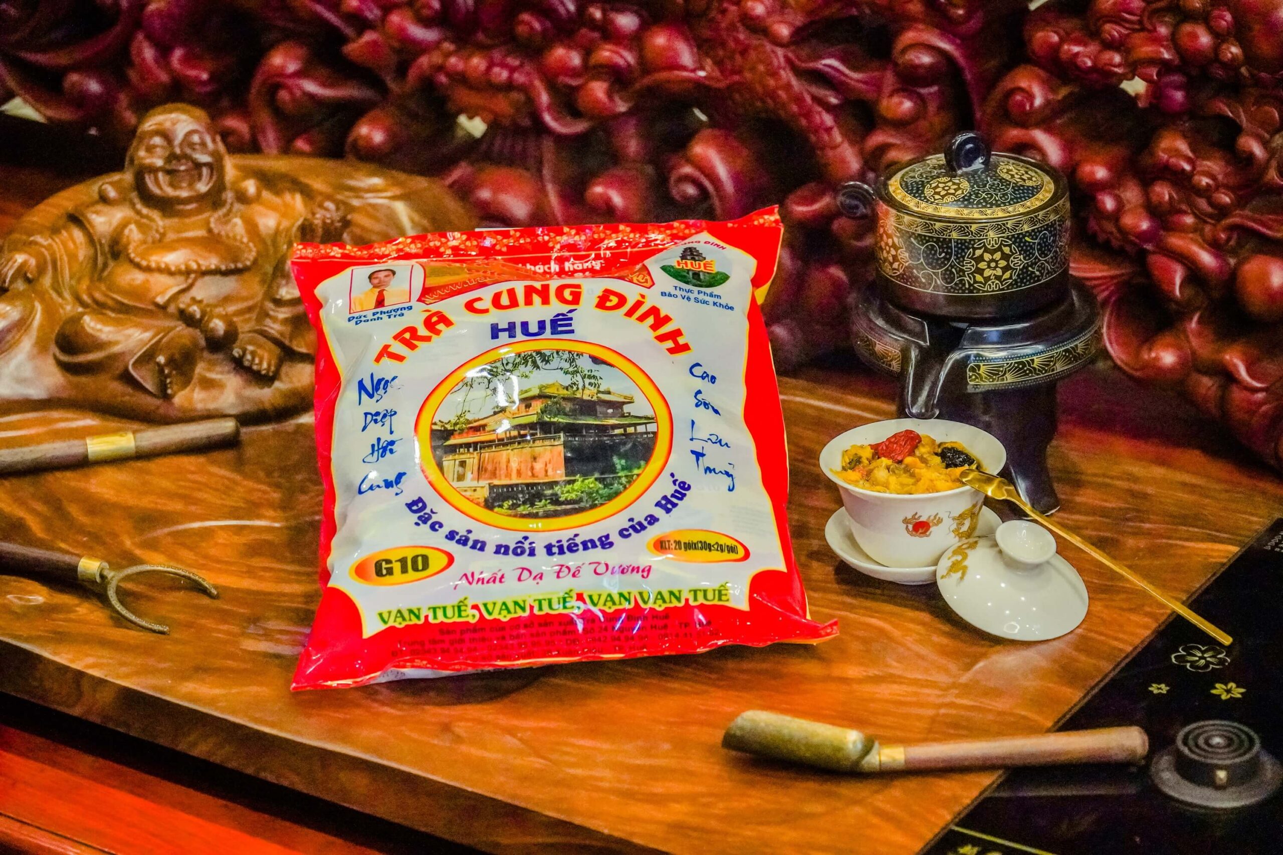 Đức Phượng Trà Cung Đình Huế G10 600g (20gói x 30g)