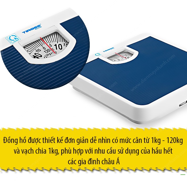 Cân sức khỏe cơ học bền Tiross TS810