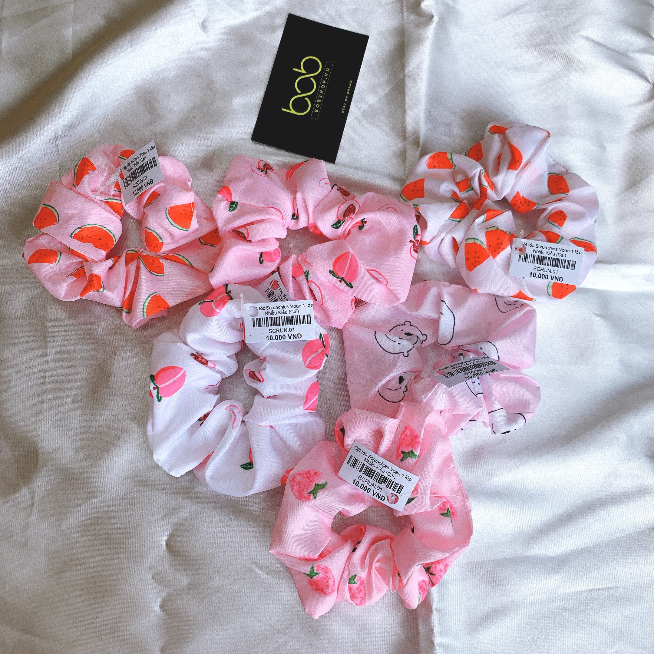 [HCM][NGẪU NHIÊN 10K] Dây buộc tóc cột tóc scrunchies ngẫu nhiên 10K