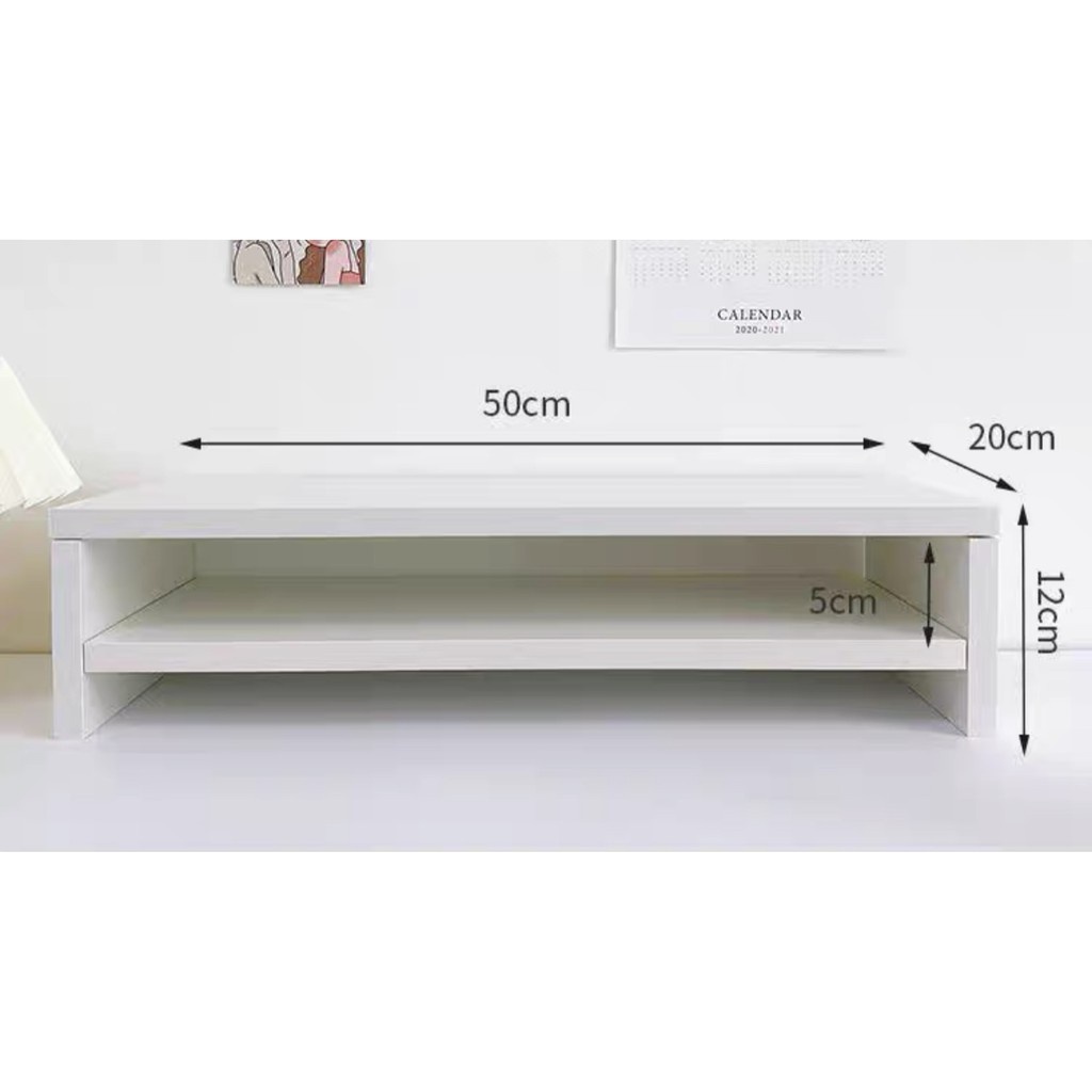 Kệ Để Đồ - Kệ Máy Tính 2 Tầng Gỗ Siêu Đẹp
