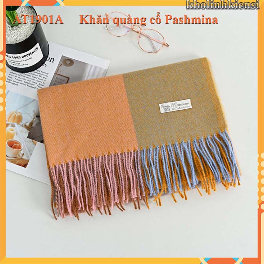 [HCM]Khăn choàng cổ nữ PASHMINA- Khăn choàng nữ cao cấp AT1901