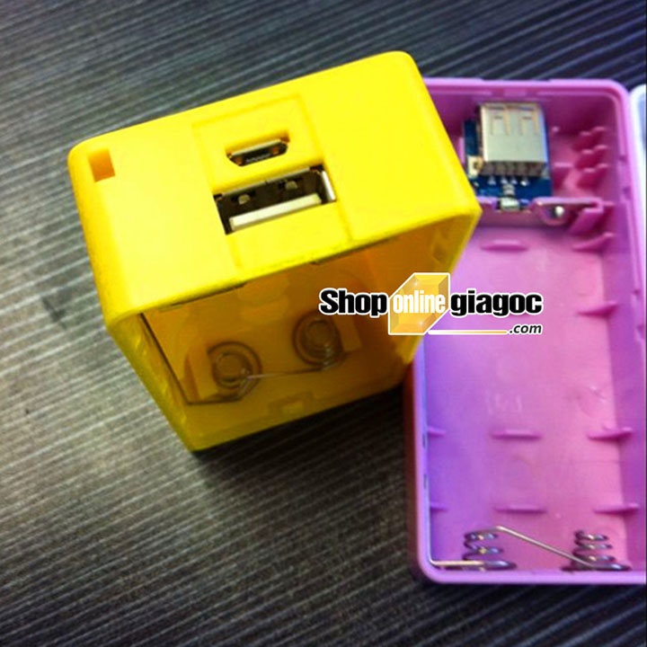 Box Sạc Dự Phòng 2 Cell 18650 VDDP0608 (Không Pin)