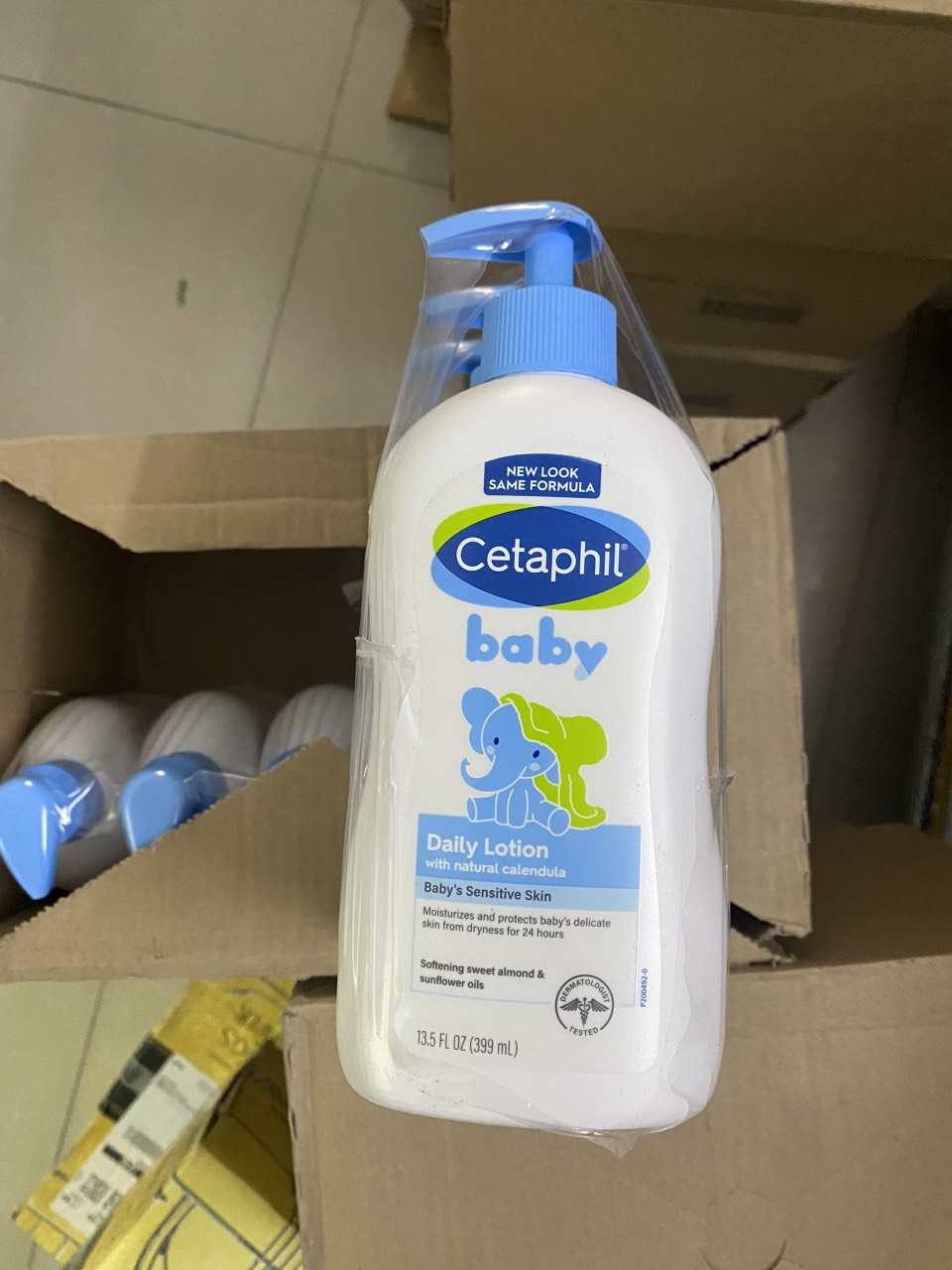 Mẫu Mới Sữa Dưỡng Cetaphil Baby Daily Lotion With Organic Calendula 399ml