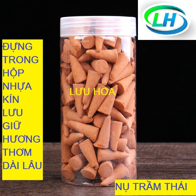 Nhang nụ trầm hương hình nón {60 NỤ - TÙY CHỌN MÙI} mùi hương dễ chịu thư giãn dùng cho lư và thác trầm - loại 1 trầm Thái Lan