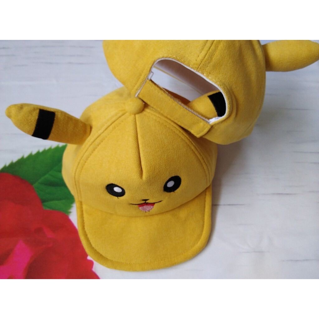 Nón kết mỏ mềm pikachu dể thương cho bé 1t đến 2t