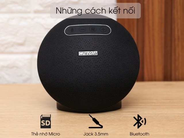 Loa Bluetooth Wetop A3 Đen