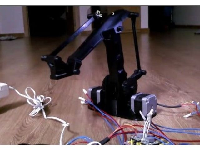 Khung nhựa tay robot mk2 in 3D