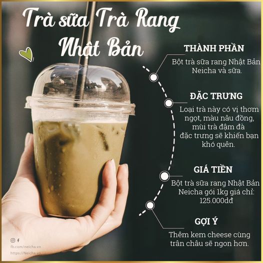 (200g)Trà Sữa Vị Rang Nhật Bản PHA SẴN SIÊU NHANH. DATE MỚI