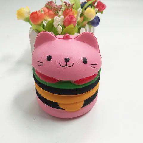 [HCM]Squishy bánh humbeger mèo chọn màu