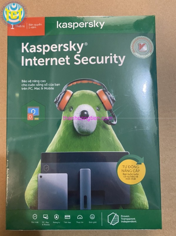Bảng giá [HCM]Kaspersky Internet Security 1 máy tính - 1 năm Chính hãng NTS Phong Vũ