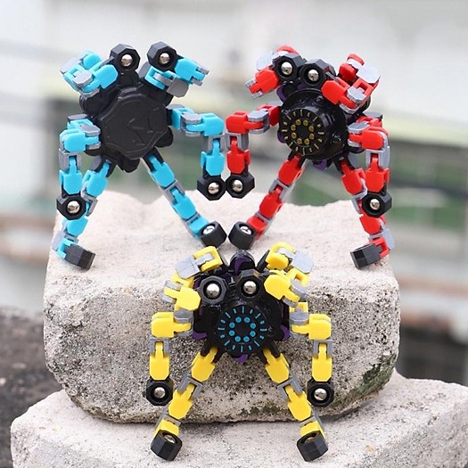 Gyroscope toy spinner robot Transfiguration smart for baby fidget spinner