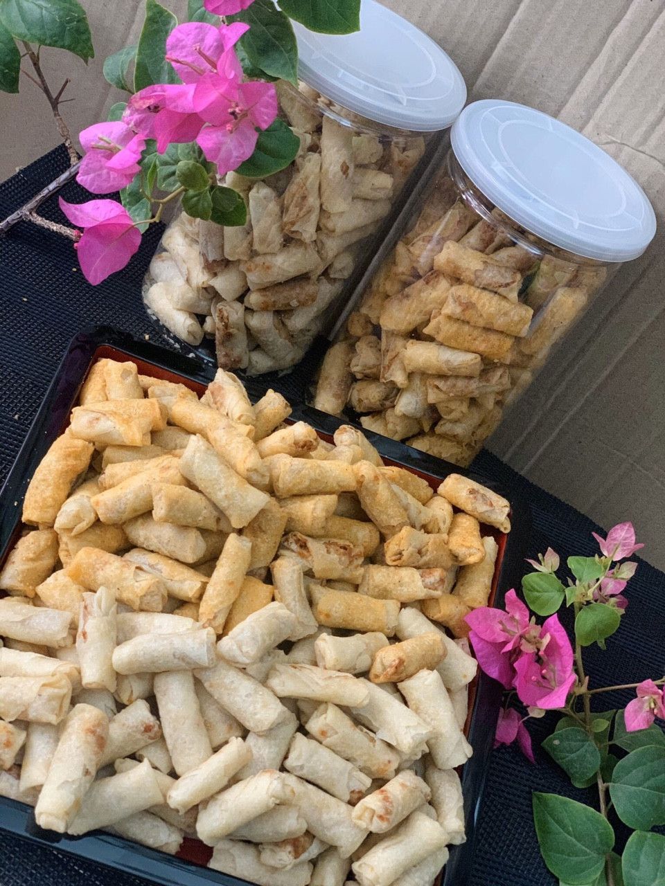 Snack chả giò tôm sấy mini 300gr