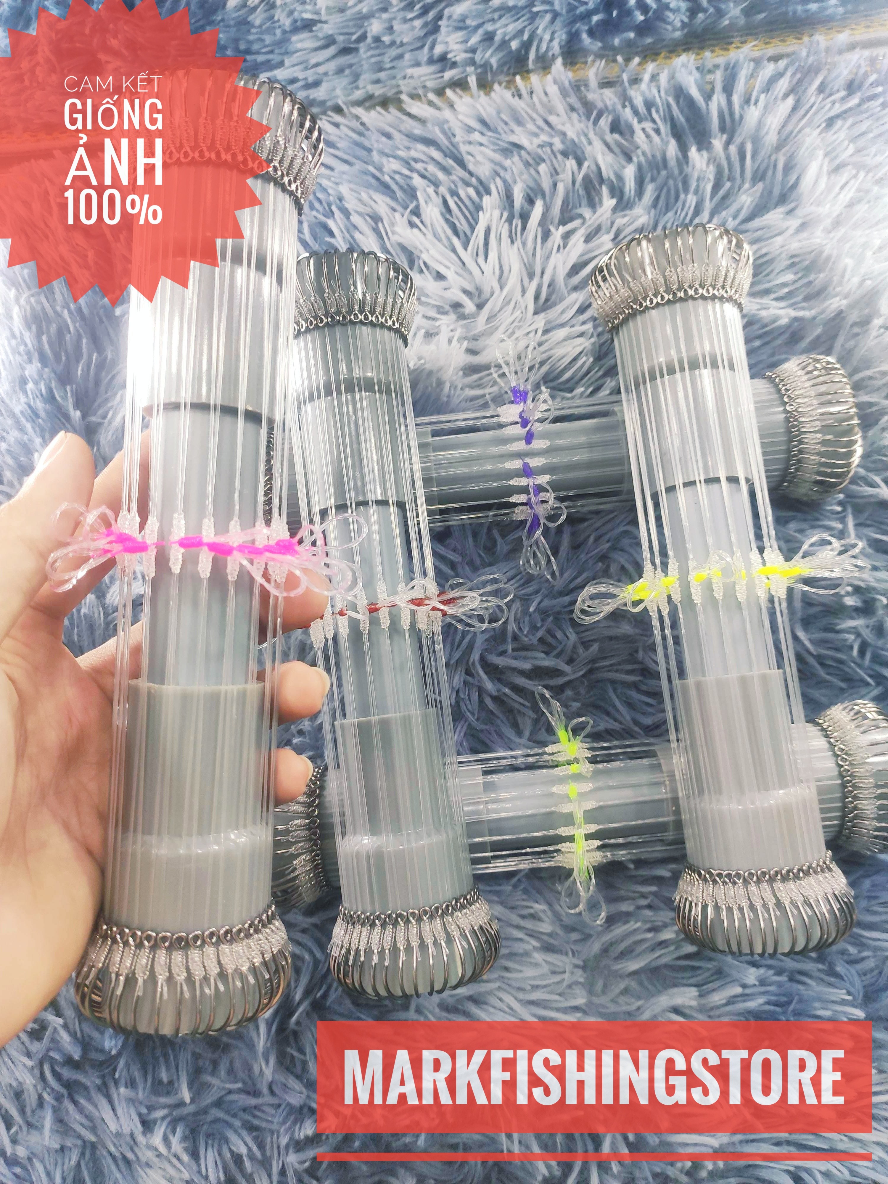 Ống x20 Chùm nho câu cá 4 lưỡi số 14