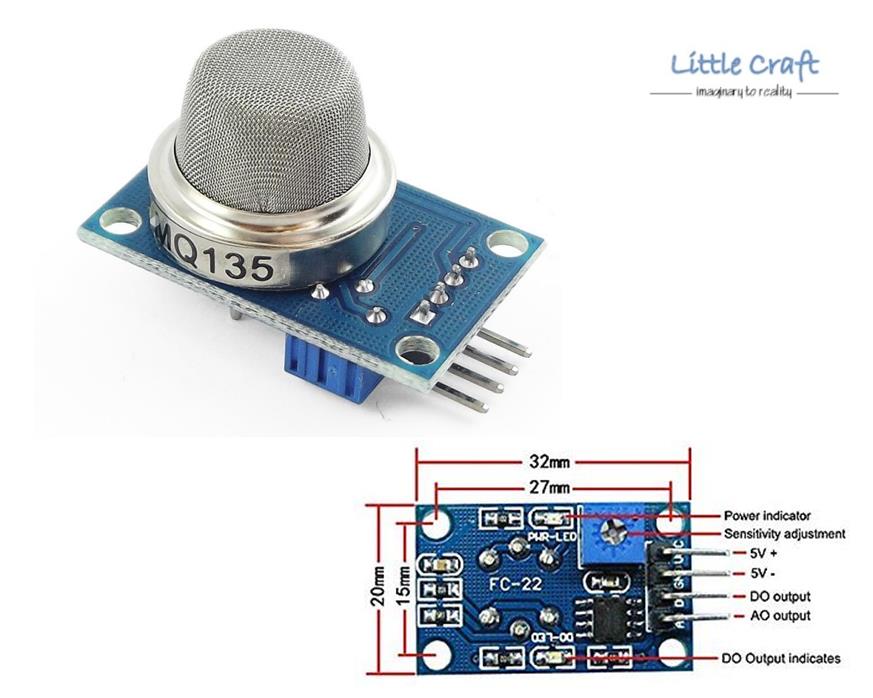 Cảm Biến Chất Lượng Không Khí MQ-135