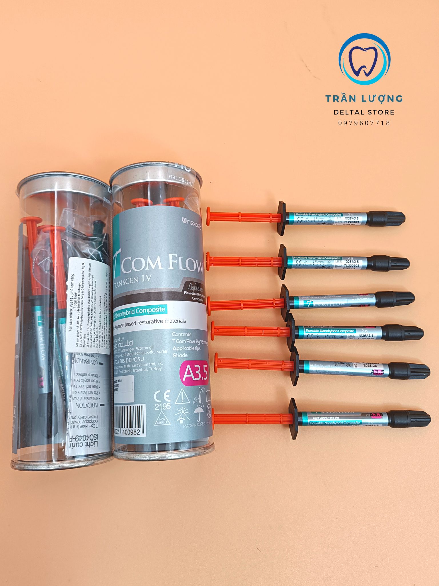 Com lỏng t-com phủ cùi răng trong nha khoa- hsd 2025