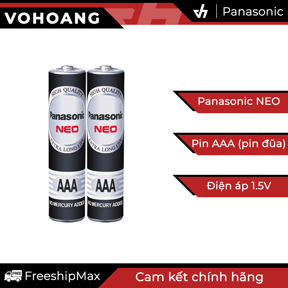Bộ 2 pin AAA Panasonic R03NT