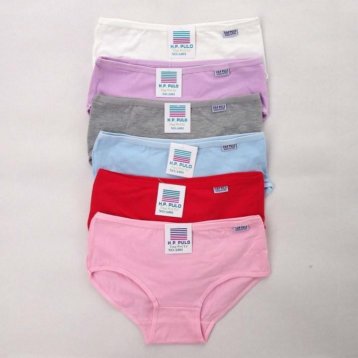 Combo 10 quần lót nữ cotton pulo - chất mát 75a85