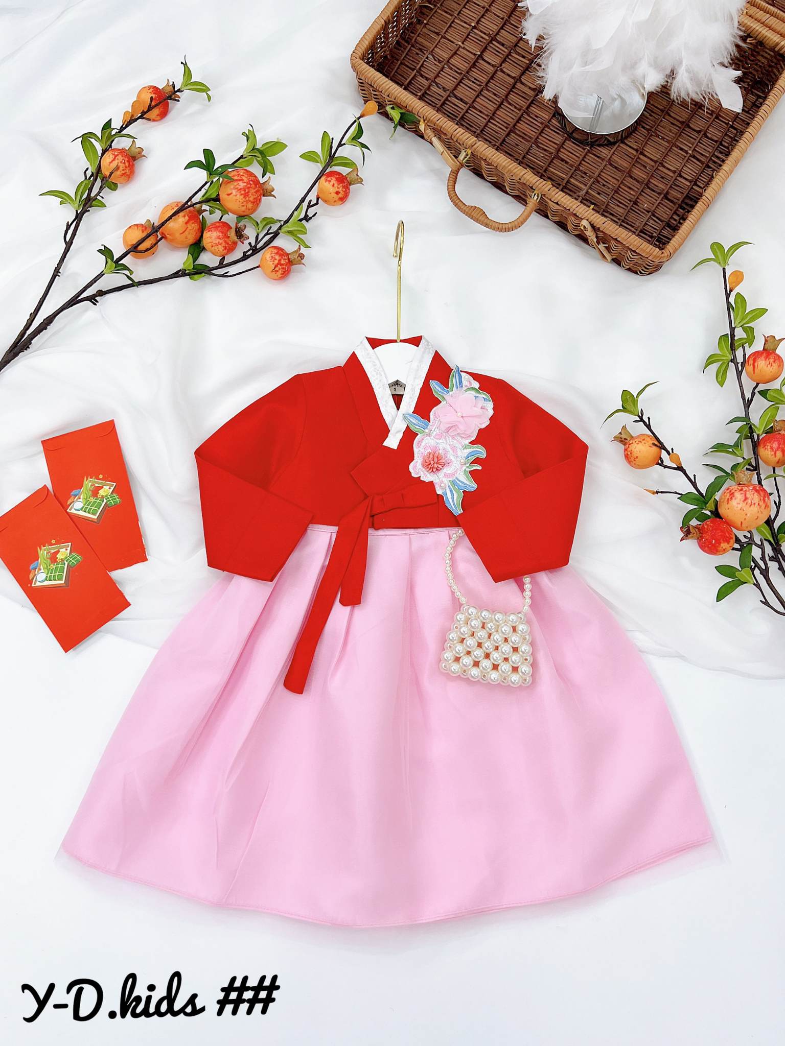Hanbok hàn quốc cho bé gái vui xuân 2023