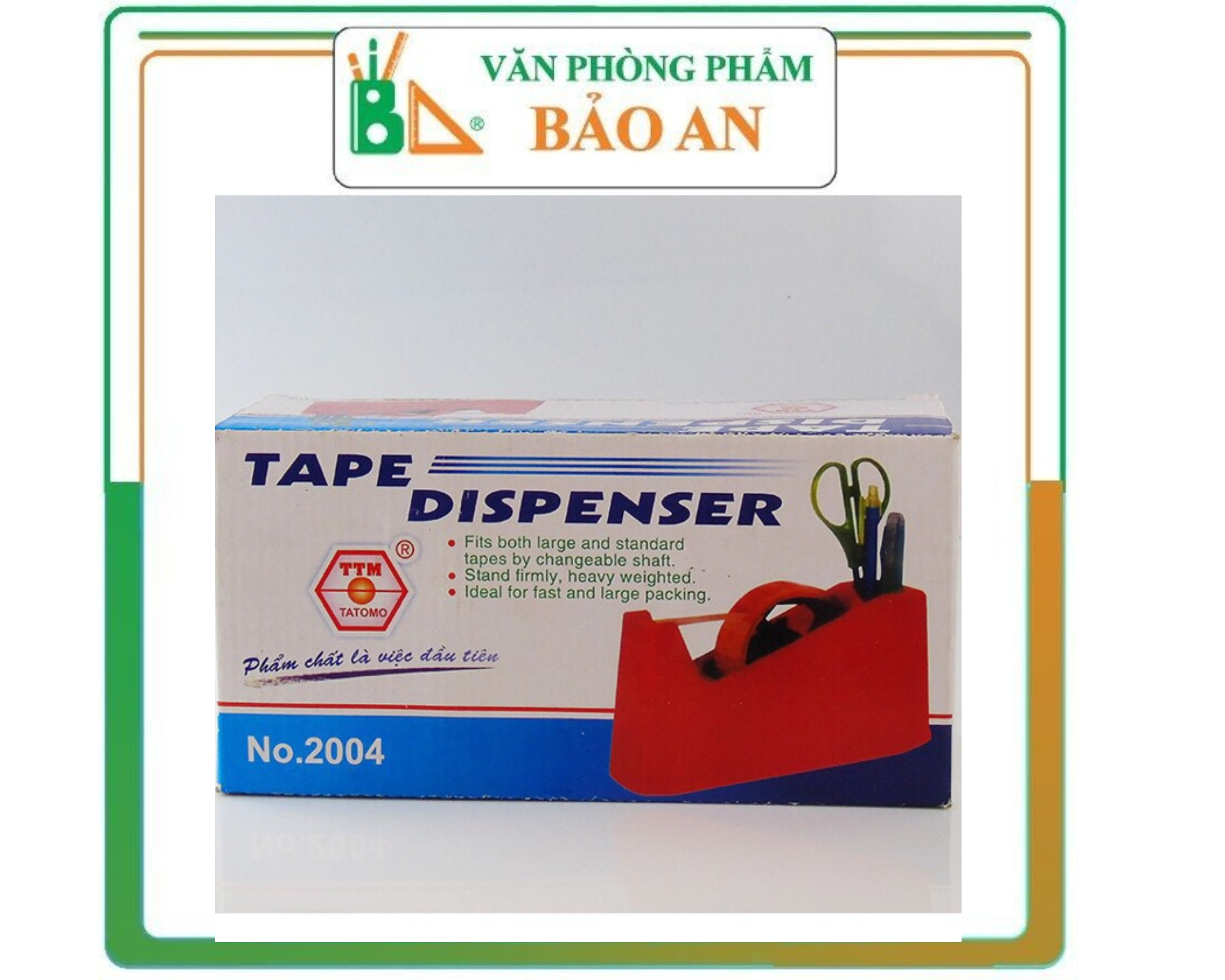Cắt băng keo 2004 sunny để bàn loại lớn - cắt keo n.2004 dùng để cắt băng keo vòng lớn với độ dày 2,5f hoặc 1,8f