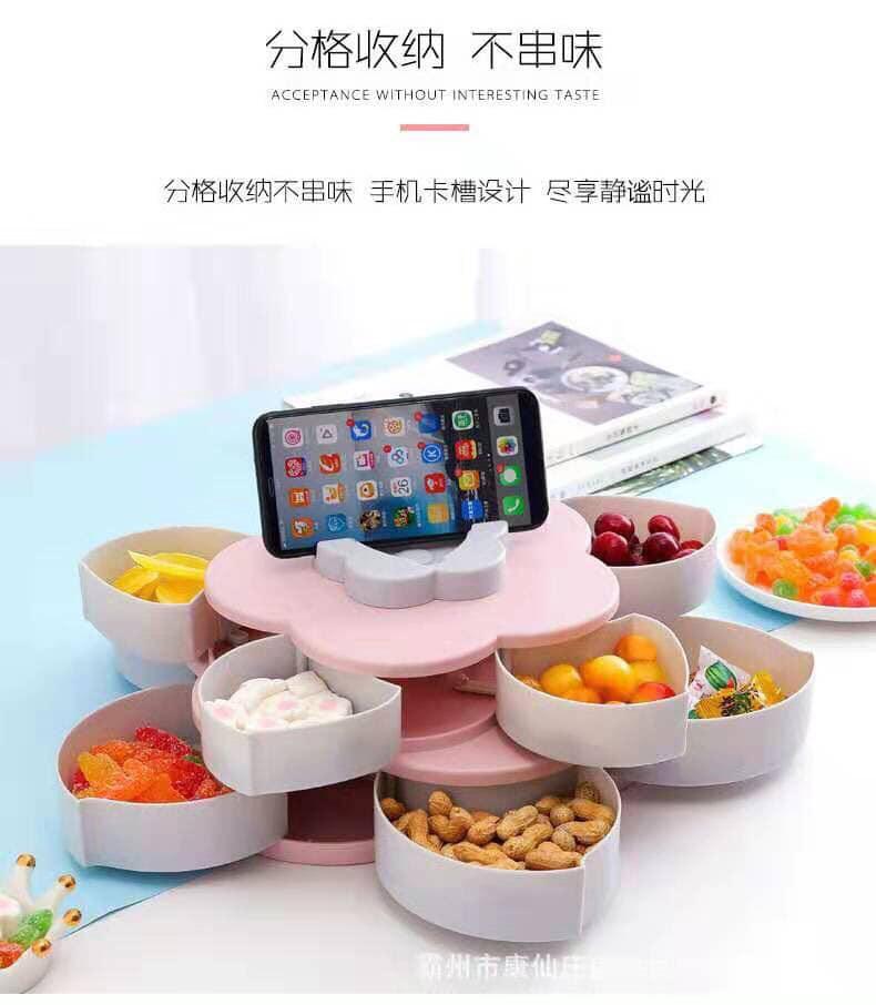 Khay mứt 2 tầng lúa mạch