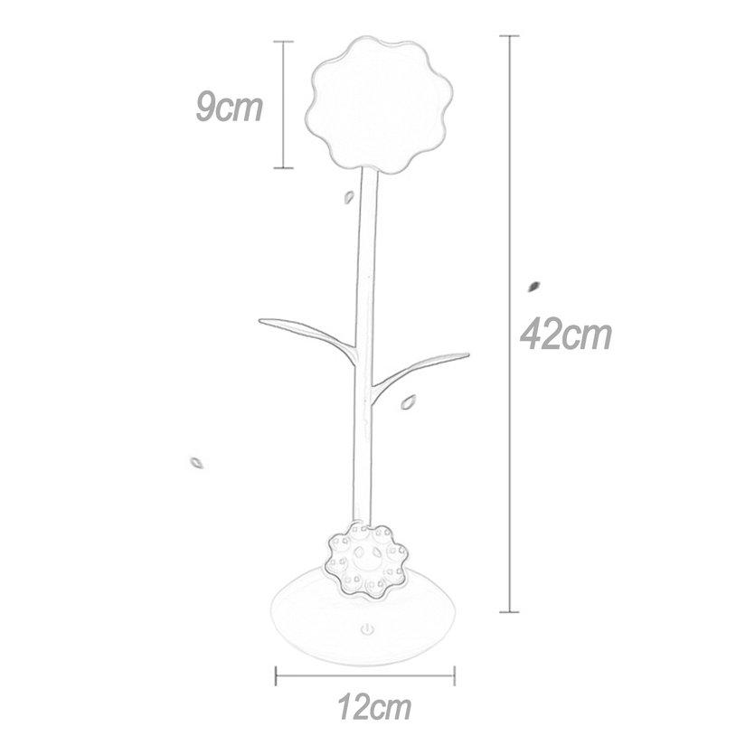 OH ĐÈN Sạc LED để bàn điện thoại di động giá đỡ học tập nhỏ để bàn