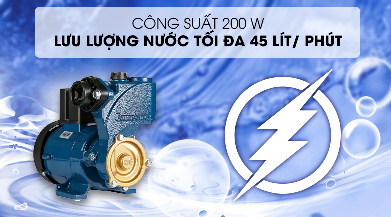 Máy bơm nước đẩy cao Panasonic GP-200JXK-SV5 200W