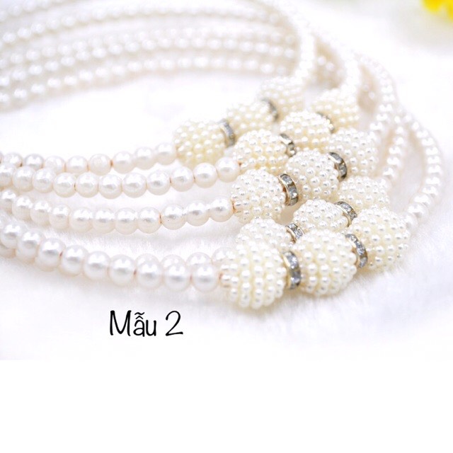 Bờm tóc giả ngọc trai