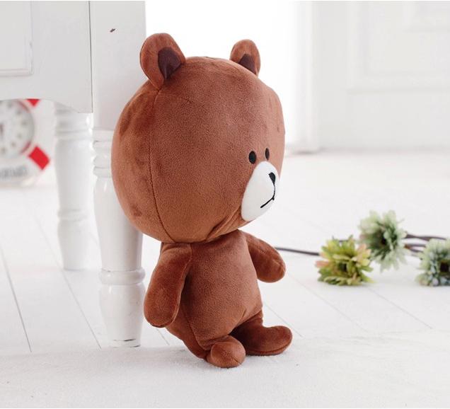 [HCM]GẤU BROWN NHỒI BÔNG (30 CM) GB11 (MÀU NÂU)