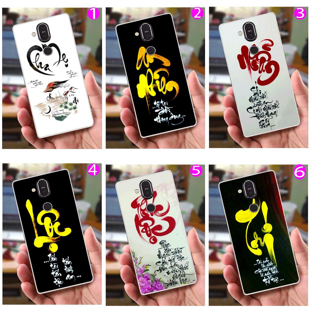 Ốp Lưng Nokia 8.1 (X7) (dẻo viền trắng trong) - Nhẫn