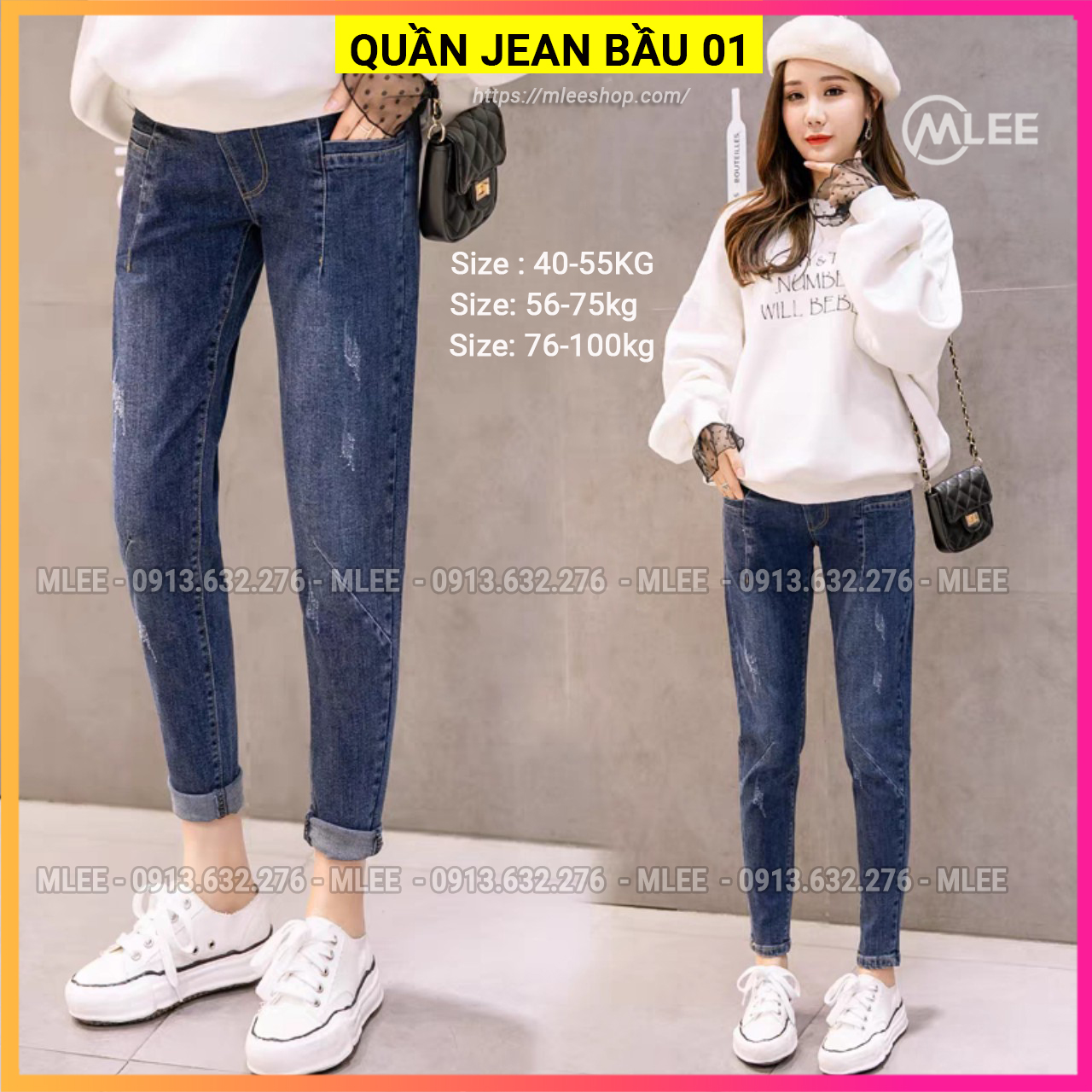 QUẦN BAGGY BÒ BẦU THẦN THÁNH (ĐỦ SIZE ĐẾN 90KG)