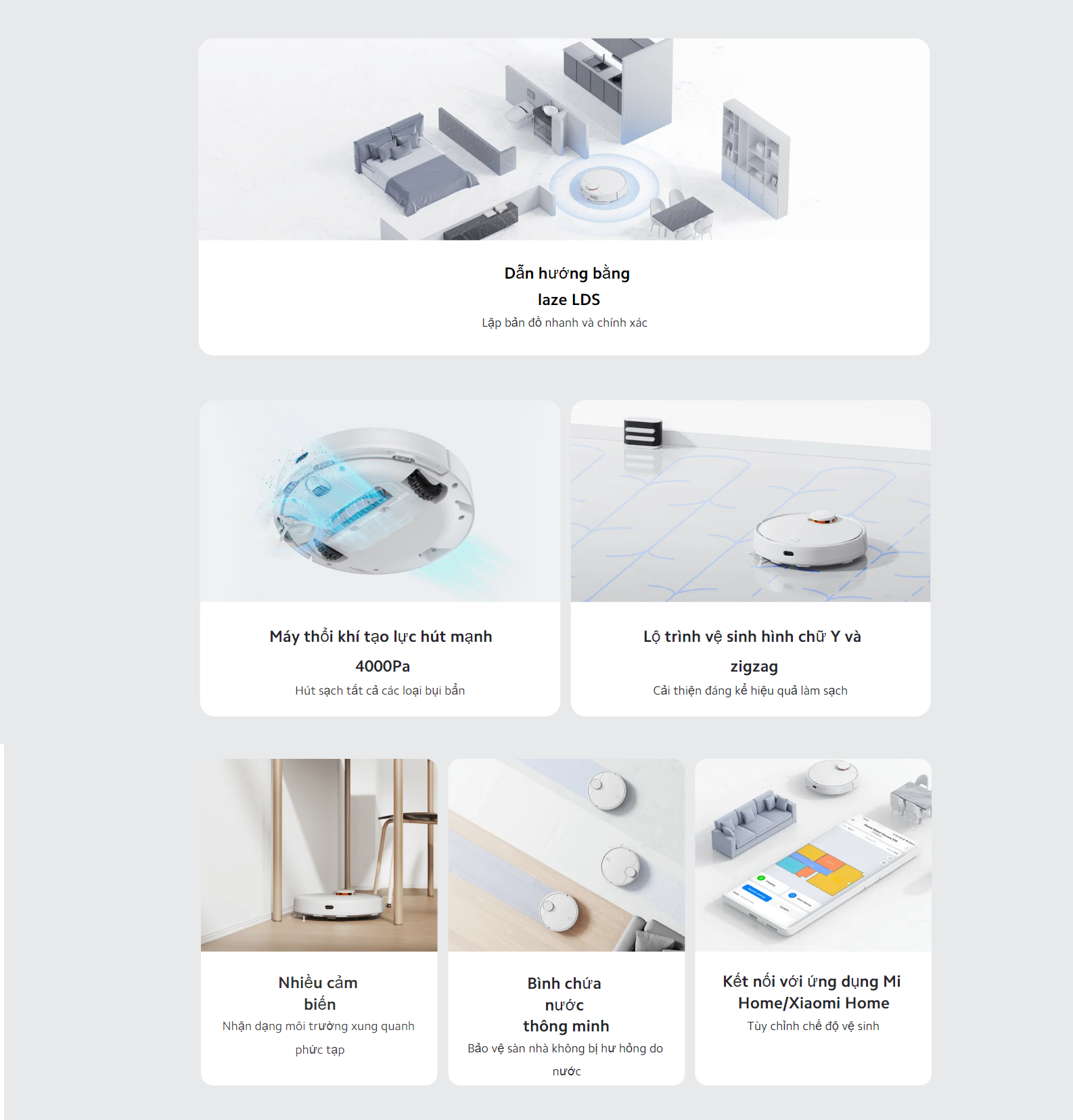 Robot hút bụi lau nhà Xiaomi Robot Vacuum S10 EU - Hàng chính hãng