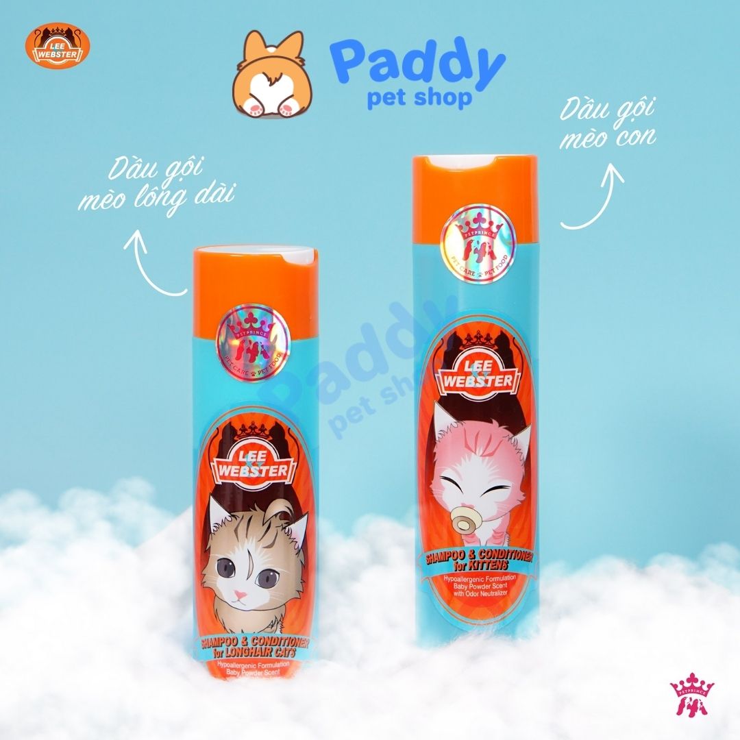 Sữa Tắm Cho Mèo Gội & Xả Lee & Webster 280g