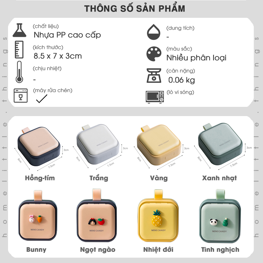 [HCM]Hộp đựng thuốc chia ngăn mini