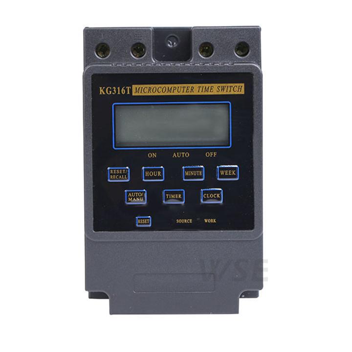 Công tắc hẹn giờ bật tắt tự động KG316 smart sensor màu đen