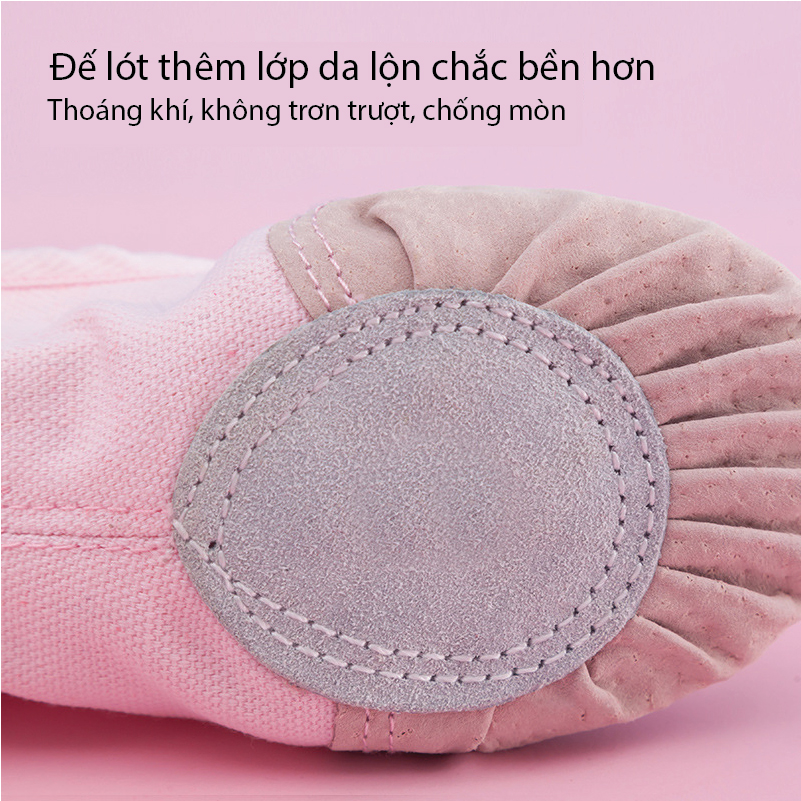 Giày Múa Cho Bé KIDSBALLET Giày Múa Ba Lê Giày Múa Trẻ Em