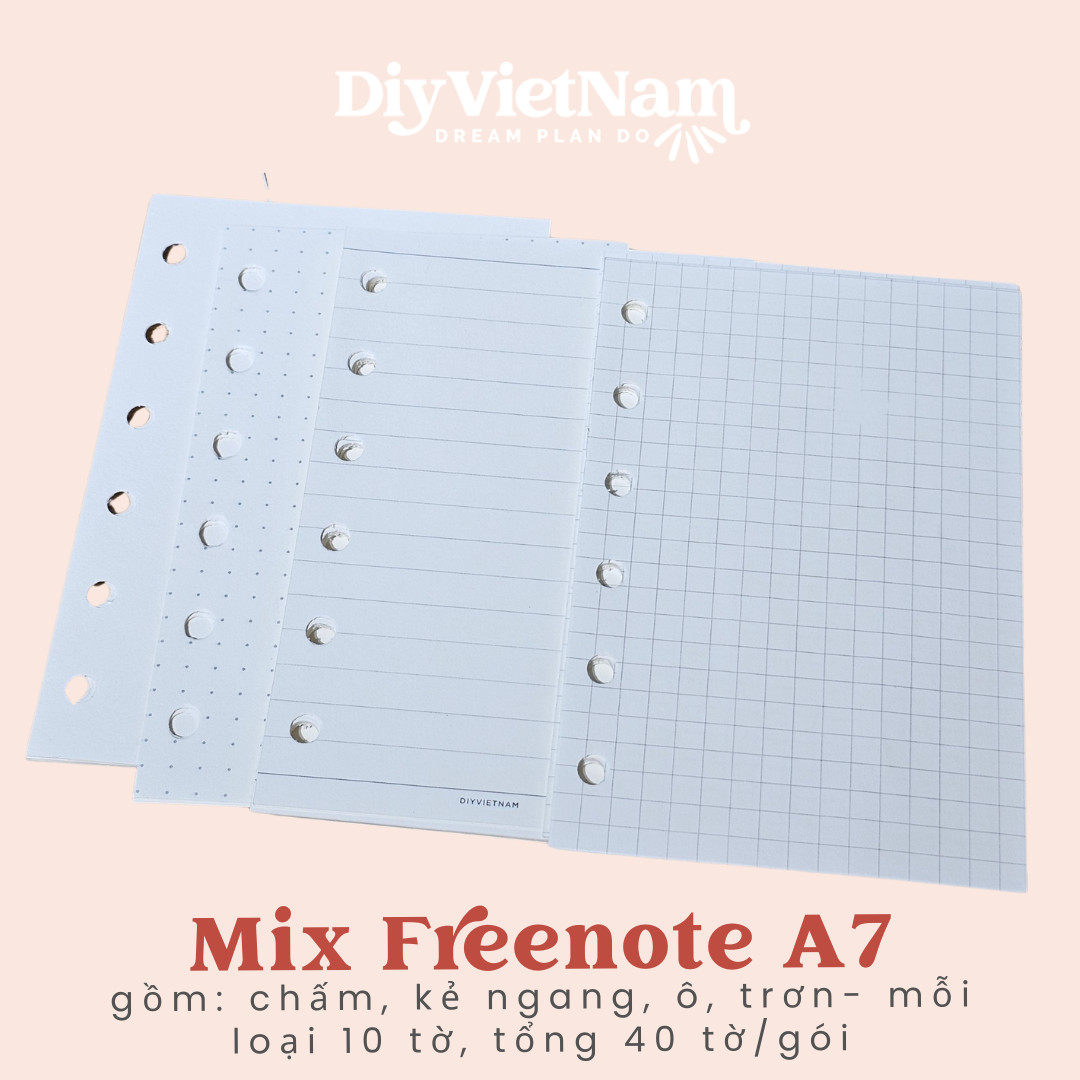 [HCM]GIẤY REFILL A7 6 LỖ