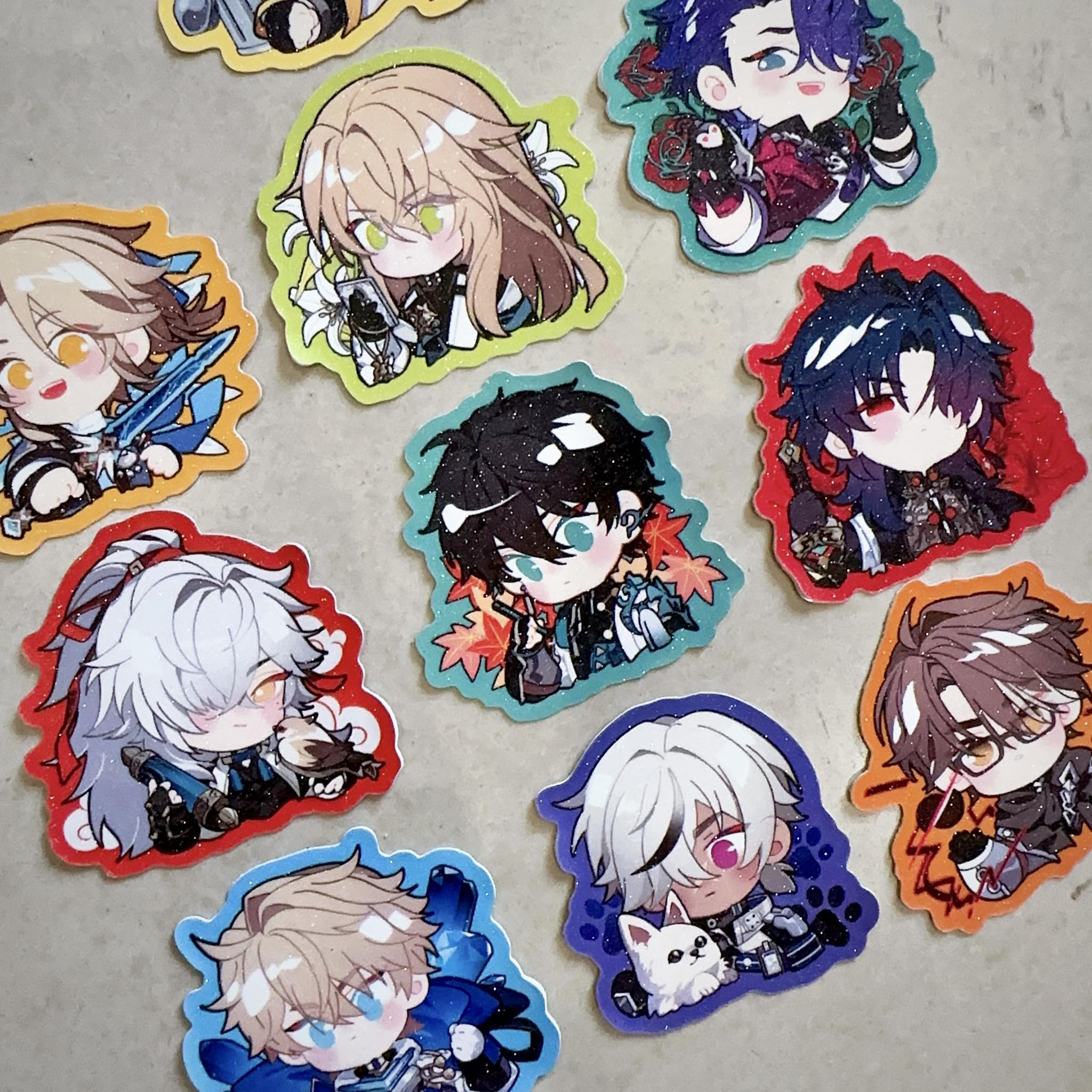 Sticker Honkai star rail (10 nhân vật/gói)