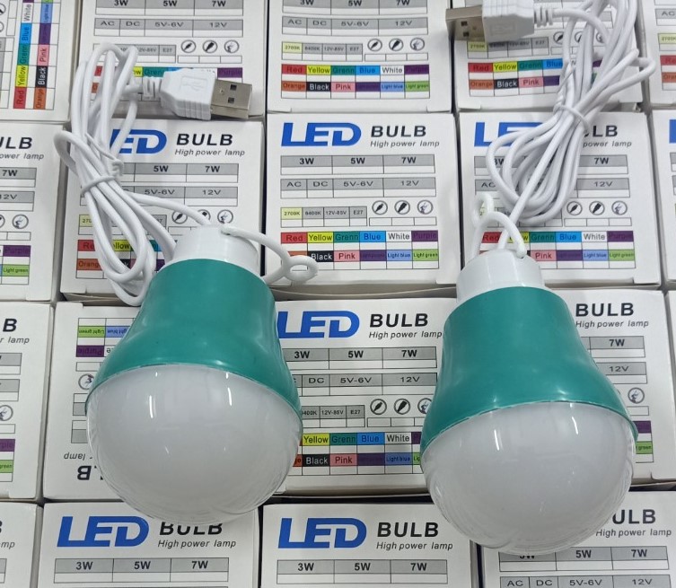 Bóng Đèn Led Bulb USB siêu sáng 5W ( Ánh sáng Trắng )