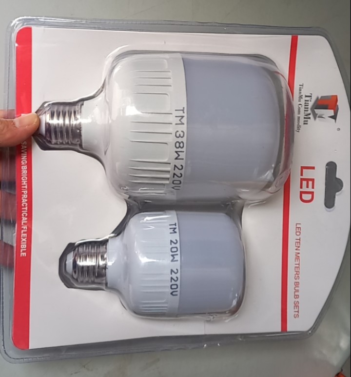 ĐÈN LED SET 2 BÓNG TIẾT KIỆM ĐIỆN 38W, 20W