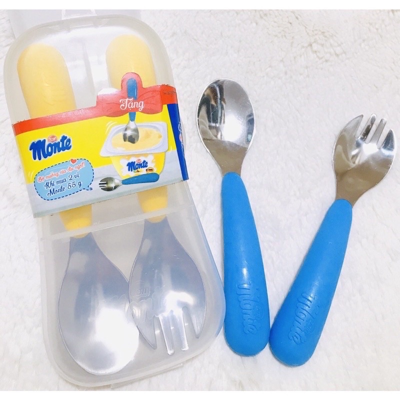 Bộ thìa dĩa inox cho bé