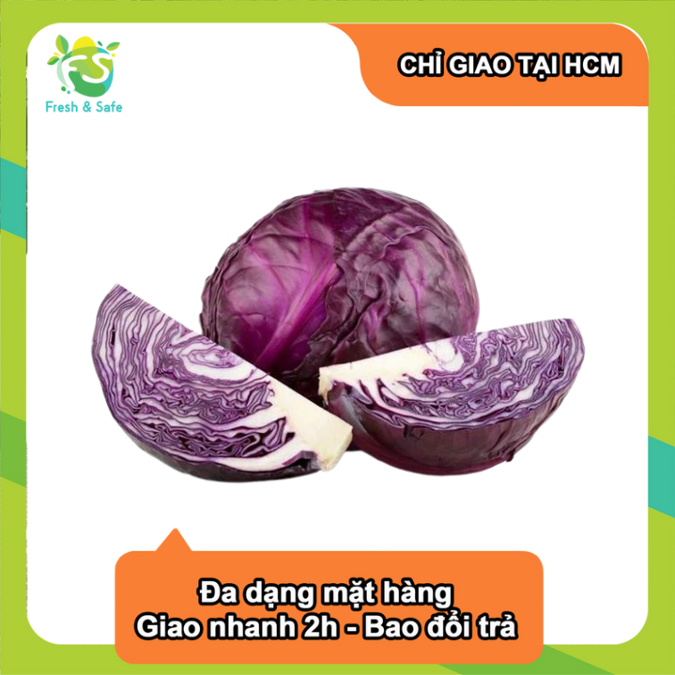 [Chỉ Giao HCM] Bắp Cải Tím - 1kg