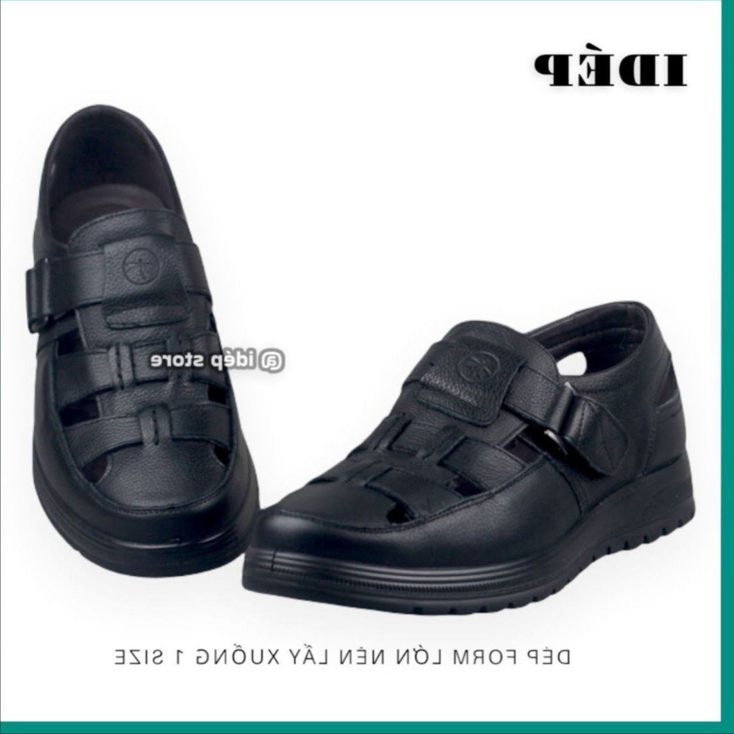 Giày nhựa siêu nhẹ nam idép đi mưa lỗ tổ ong đúc eva cao cấp siêu bền duwa- gl176