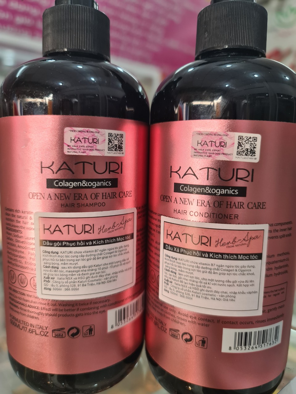 [HCM]Dầu gội phục hồi và kích thích mọc tóc KATURI (500ml)