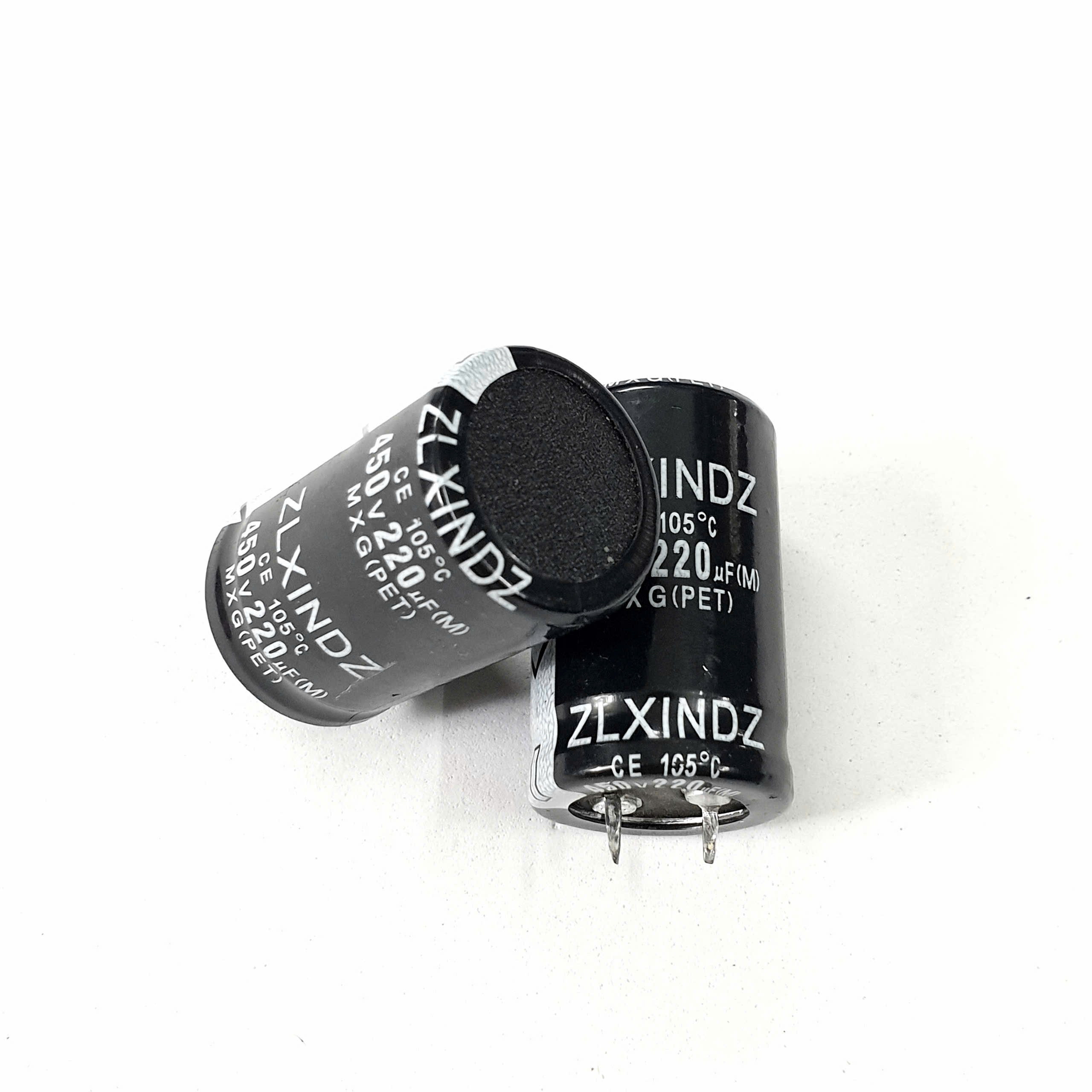Tụ hóa 220uF 450V Chân Cứng ( 25x40mm) tháo máy
