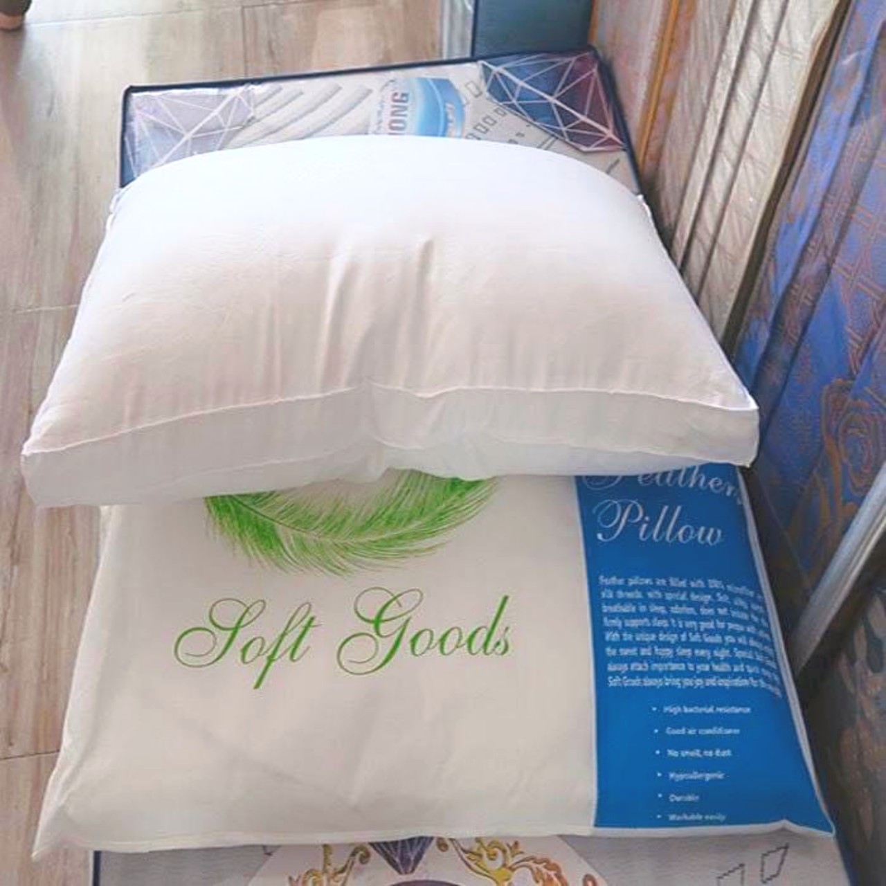 Ruột Gối Microfiber Lông Vũ Nhân Tạo siêu mềm mịn